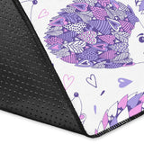 Hedgehog Pattern Print Design 05 Area Rug