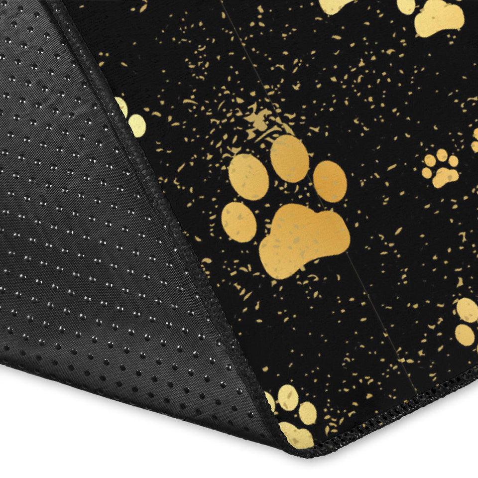 Dog Paws Pattern Print Design 05 Area Rug