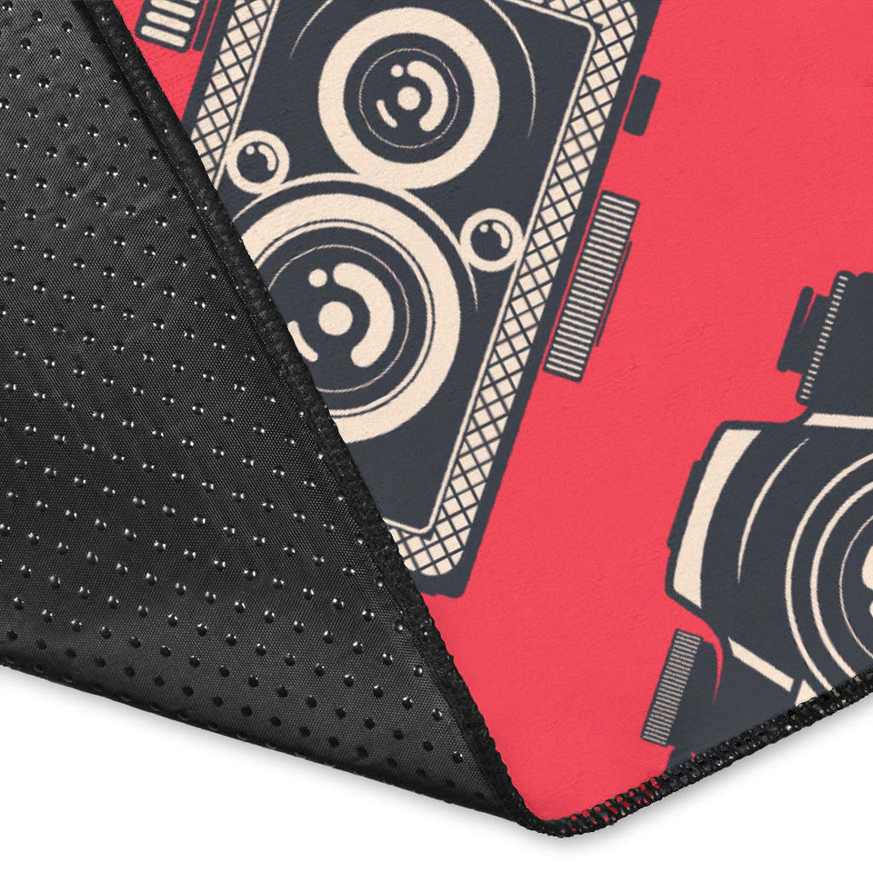 Camera Pattern Print Design 05 Area Rug