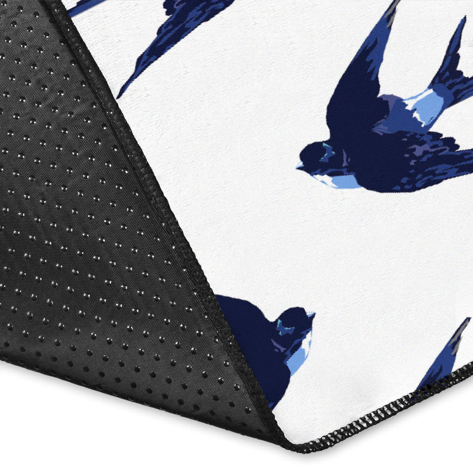 Swallow Pattern Print Design 03 Area Rug