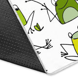 Sketch Funny Frog Pattern Area Rug