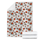 Ladybug Pattern Print Design 05 Premium Blanket