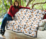 Clown Fish Pattern Print Design 02 Premium Quilt