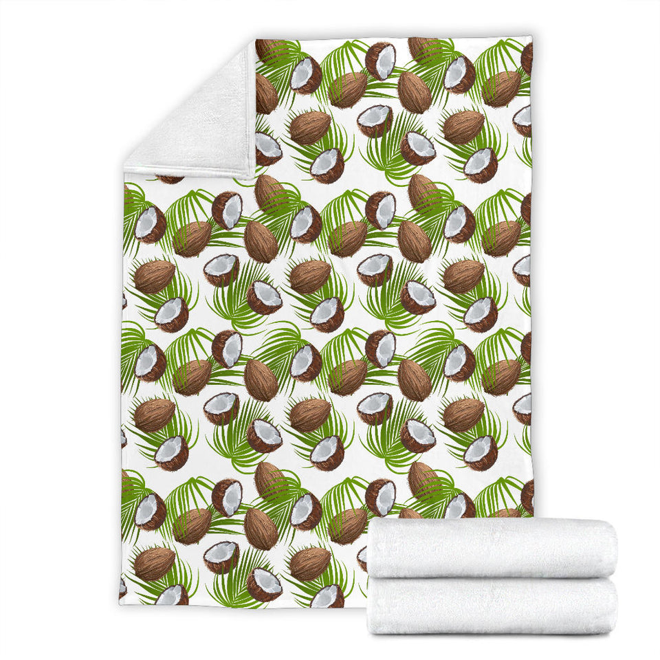 Coconut Pattern Print Design 04 Premium Blanket