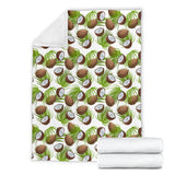 Coconut Pattern Print Design 04 Premium Blanket