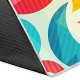 Colorful Moon Pattern Area Rug