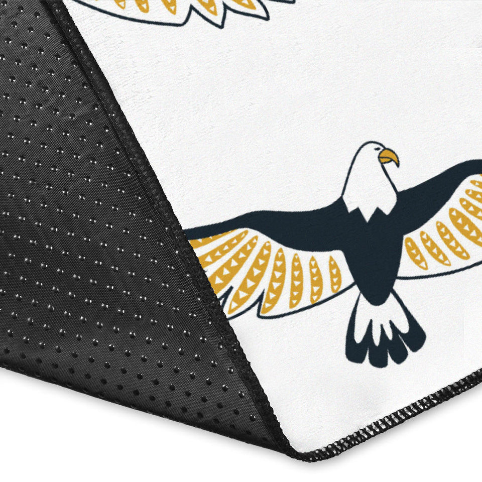Eagle Pattern Print Design 03 Area Rug