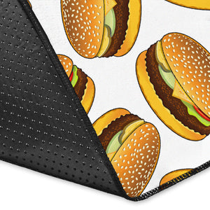 Hamburger Pattern Print Design 03 Area Rug