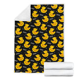 Duck Toy Pattern Print Design 05 Premium Blanket
