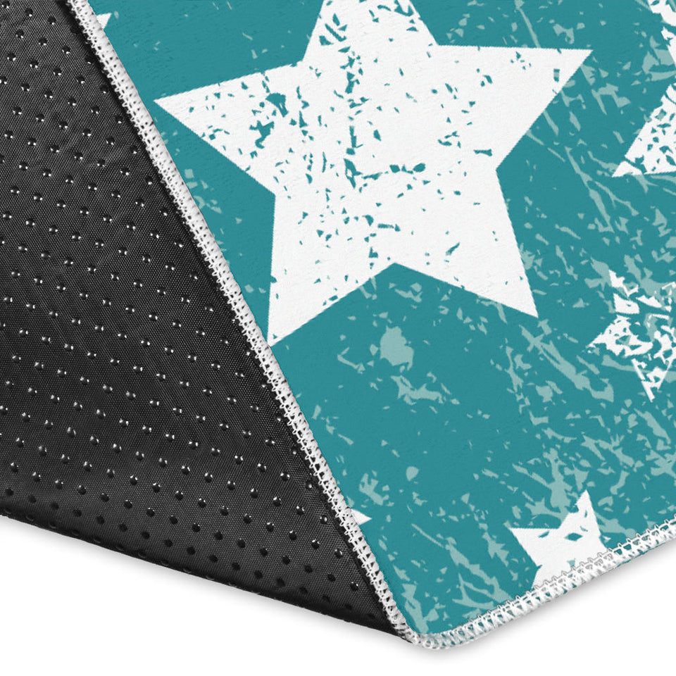Vintage Star Pattern Area Rug