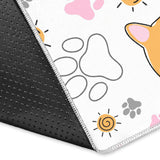 Corgi Dog Pattern Area Rug