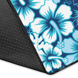 Hibiscus Pattern Print Design 03 Area Rug