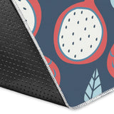 Dragon Fruits Dark Blue Background Area Rug