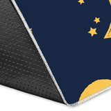 Moon Star Pattern Area Rug