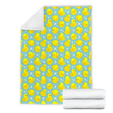 Duck Toy Pattern Print Design 03 Premium Blanket
