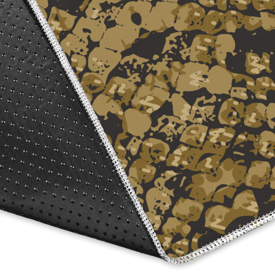 Snake Skin Pattern Area Rug