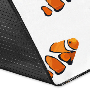 Clown Fish Pattern Print Design 03 Area Rug