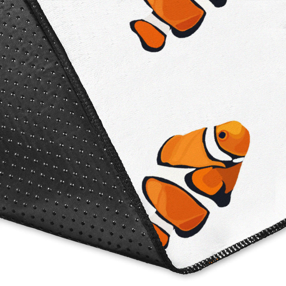 Clown Fish Pattern Print Design 03 Area Rug