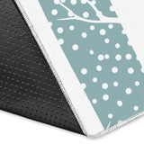 Crows Christmas Hat Scarf Area Rug