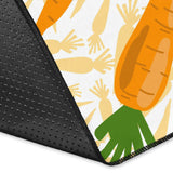 Carrot Pattern Print Design 01 Area Rug