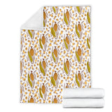 Corn Pattern Print Design 02 Premium Blanket