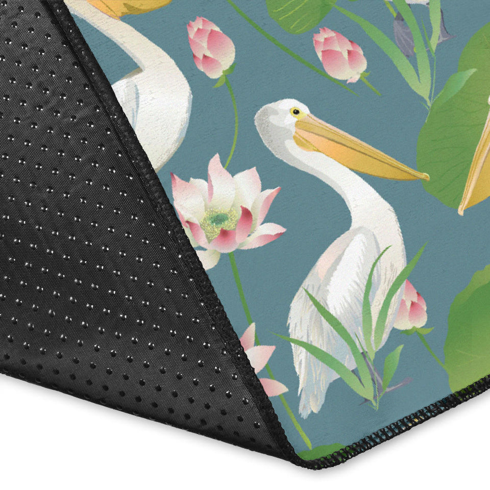 Pelican Pattern Print Design 04 Area Rug