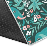 Elephants Jungle Pattern Area Rug