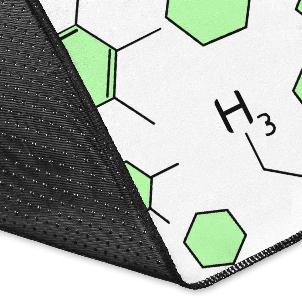 Chemistry Periodic Table Pattern Print Design 03 Area Rug