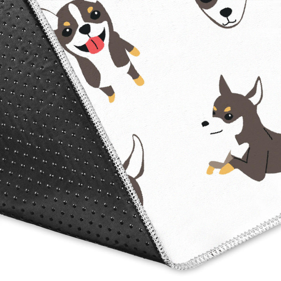Chihuahua Dog Pattern Area Rug