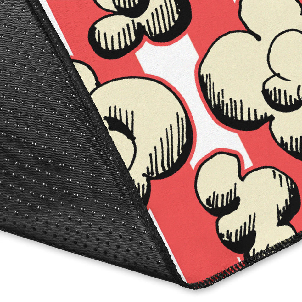 Popcorn Pattern Print Design 05 Area Rug