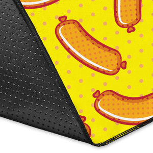 Sausage Pattern Print Design 01 Area Rug