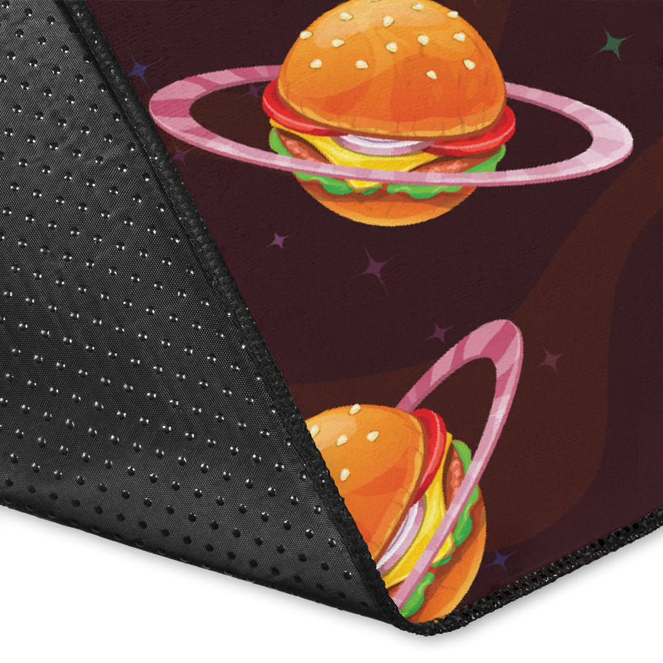 Hamburger Pattern Print Design 05 Area Rug