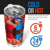 Fire Flame Pattern Tumbler