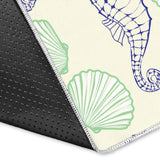 Seahorse Shell Pattern Area Rug