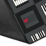 Piano Pattern Print Design 05 Area Rug
