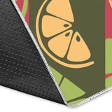 Cool Geometric Lime Pattern Area Rug