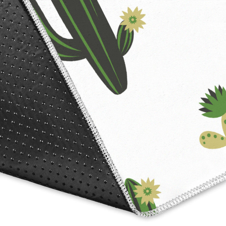 Cute Cactus Pattern Area Rug