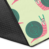 Snail Pattern Print Design 04 Area Rug