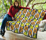 Papaya Design Pattern Premium Quilt