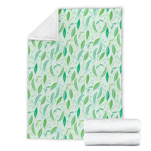 Green Peas Pattern Print Design 01 Premium Blanket