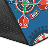 Darts Pattern Print Design 02 Area Rug