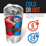 Beautiful Hexagon Japanese  Pattern Tumbler