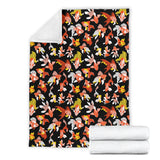 Goldfish Pattern Print Design 03 Premium Blanket