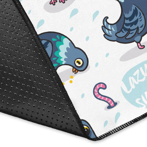 Pigeon Pattern Print Design 02 Area Rug