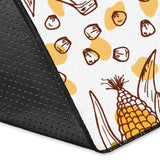 Corn Pattern Print Design 02 Area Rug