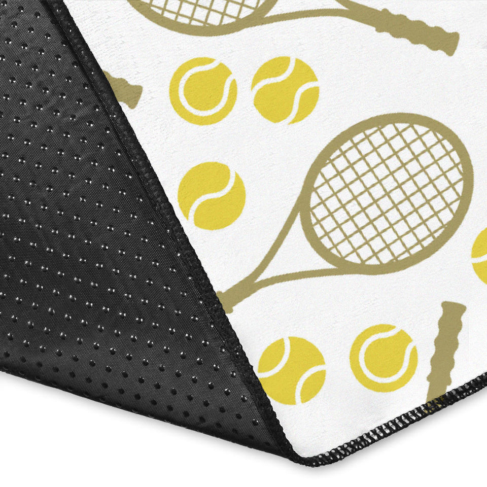 Tennis Pattern Print Design 02 Area Rug