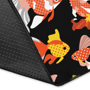 Goldfish Pattern Print Design 03 Area Rug