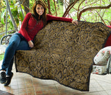 Snake Skin Pattern Premium Quilt