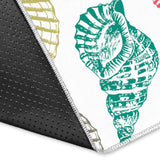 Colorful Shell Pattern Area Rug