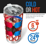 Fire Flame Symbol Design Pattern Tumbler